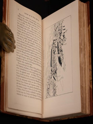 1906 Japan As It Was and Is First Edition Fine Leather Bindings Illustrated