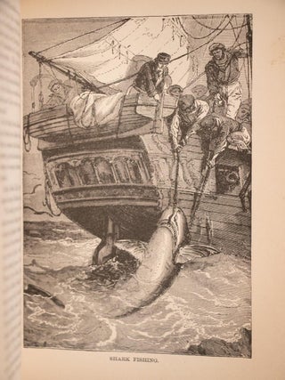 1886 The Water World Essex Whale Hunting Moby Dick Pirates Sea Monsters Fine