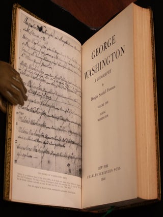 1948 George Washington a Biography Young Washington First Edition Fine Leather