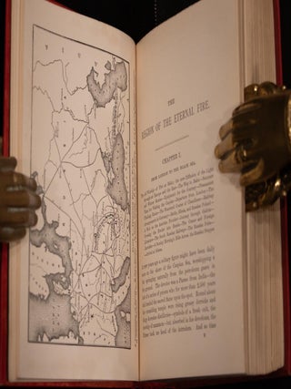1891 The Region of the Eternal Fire Petroleum Regions Liquid Gold Oil Illustrate