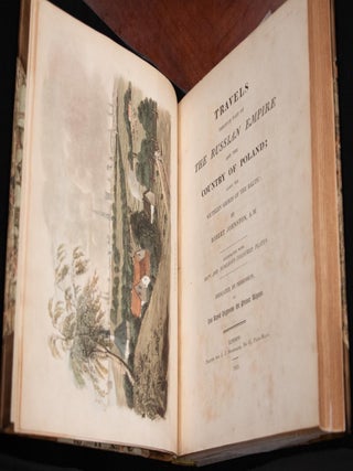 1815 Travels Through the Russian Empire & Poland Color Plates First Edition 11"