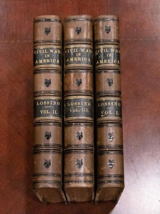 Item #713 1866 Pictorial History of Civil War in the United States of America by Lossing. Benson...