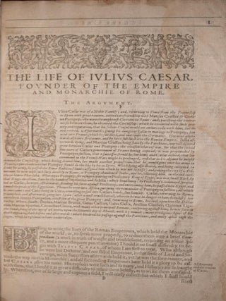 1623 The Imperiall Historie Lives of the Emperors Caesar Roman Empire Folio 14"