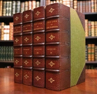 1916 The Life of John Marshall Fine Leather Bindings First Edition Illustrated