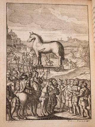 1763 The Works of Virgil Illustrated Copper Plates Troy Achilles Trojan War Rare