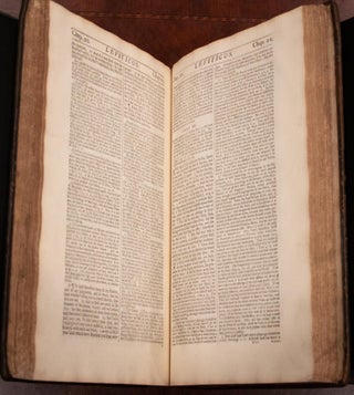 1707 An Exposition of the Five Books of Moses Torah First Edition 13" Tall Scarce