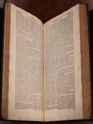 1707 An Exposition of the Five Books of Moses Torah First Edition 13" Tall Scarce