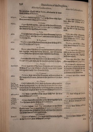 1607 The Ancient Ecclesiastical Eusebius Socrates Lives of Apostles Prophets