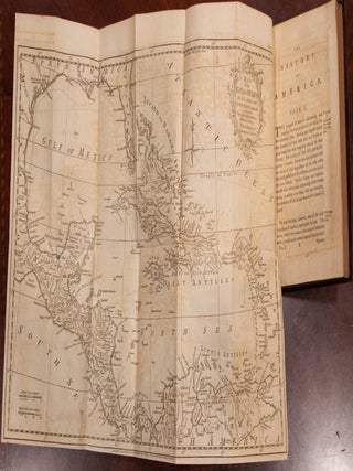 1783 The History of America William Robertson Fine Leather Bindings Folding Maps