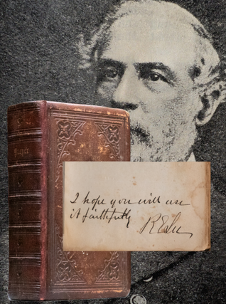 Item #753 1856 Book of Common Prayer Owned Inscribed Signed by Robert E Lee JSA COA