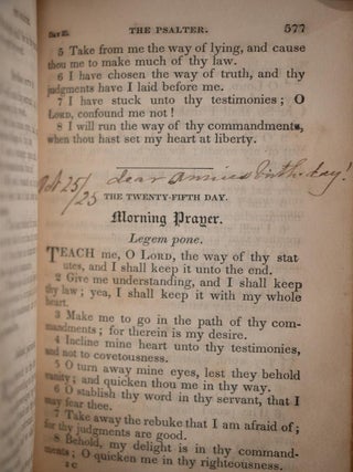 1856 Book of Common Prayer Owned Inscribed Signed by Robert E Lee JSA COA