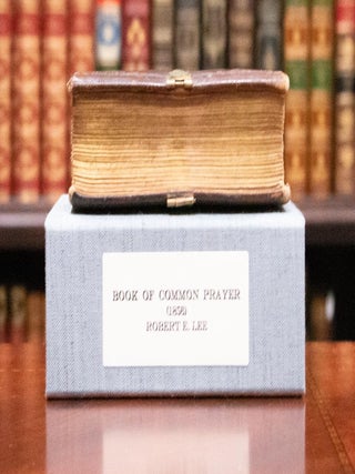1856 Book of Common Prayer Owned Inscribed Signed by Robert E Lee JSA COA