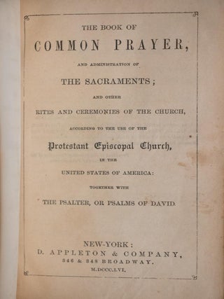 1856 Book of Common Prayer Owned Inscribed Signed by Robert E Lee JSA COA