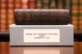 1856 Book of Common Prayer Owned Inscribed Signed by Robert E Lee JSA COA