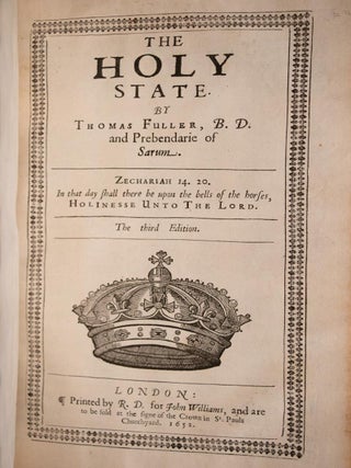 1647 The Historie of the Holy Warre by Thomas Fuller Crusades Muhammed Holy War