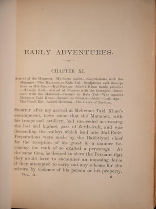 1887 Early Adventures in Persia Susiana & Babylonia First Edition Fold Out Maps