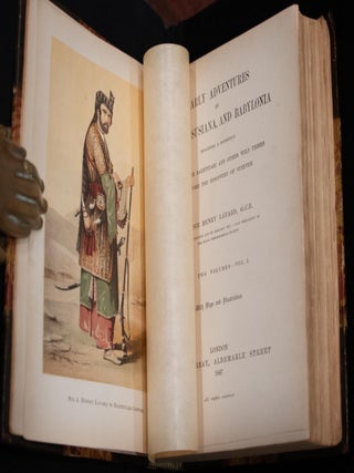 1887 Early Adventures in Persia Susiana & Babylonia First Edition Fold Out Maps