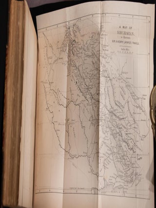 1887 Early Adventures in Persia Susiana & Babylonia First Edition Fold Out Maps