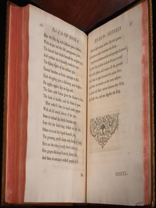 1717 The Works of Alexander Pope First Editions Rape of the Lock Odyssey 12"Tall