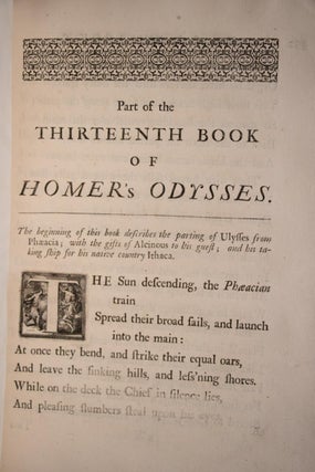 1717 The Works of Alexander Pope First Editions Rape of the Lock Odyssey 12"Tall