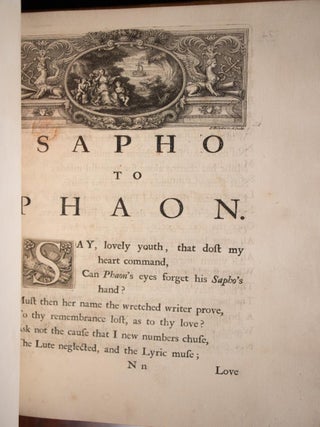1717 The Works of Alexander Pope First Editions Rape of the Lock Odyssey 12"Tall
