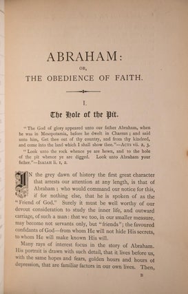 c.1880's Abraham: Or, The Obedience of Faith by F.B. Meyer Spurgeon Recommended