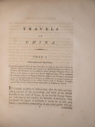 1804 1stED Travels in China Its Rank Among Civilized Nations Color Plates 11"x9"