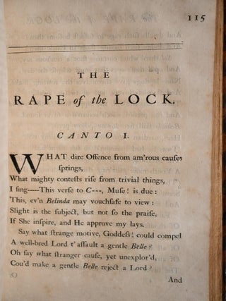 1717 The Works of Alexander Pope Fine Leather Folio 12" Tall Rare 308 Years Old