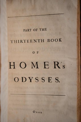 1717 The Works of Alexander Pope Fine Leather Folio 12" Tall Rare 308 Years Old