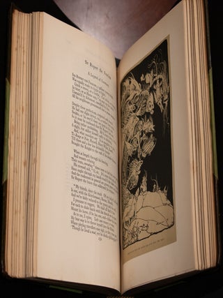 1913 Ingoldsby Legends Witches Ghosts Monsters Illustrated by Rackham 10" Tall