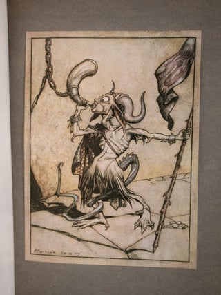 1913 Ingoldsby Legends Witches Ghosts Monsters Illustrated by Rackham 10" Tall