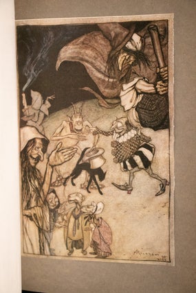 1913 Ingoldsby Legends Witches Ghosts Monsters Illustrated by Rackham 10" Tall