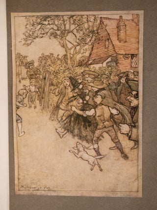 1913 Ingoldsby Legends Witches Ghosts Monsters Illustrated by Rackham 10" Tall