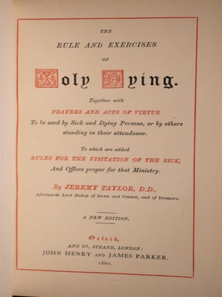 The Rule & Exercises of Holy Living