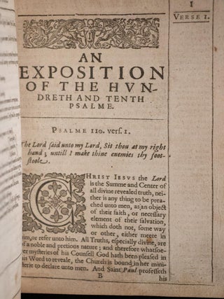 An Explication of the Hundred and Tenth Psalm