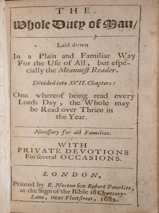 The Whole Duty of Man