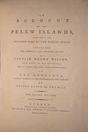 An Account of the Pelew Islands