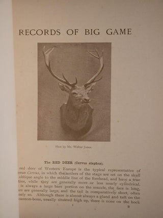 Records of Big Game