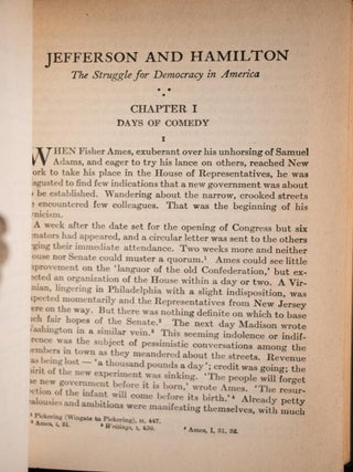Jefferson in Power, Jefferson & Hamilton, The Young Jefferson
