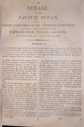 The World or the Present State of the Universe. Being A General and Complete Collection of Modern Voyages and Travels. Captain Cook Explorations in China Lg. Quarto 10.5"x9.25"