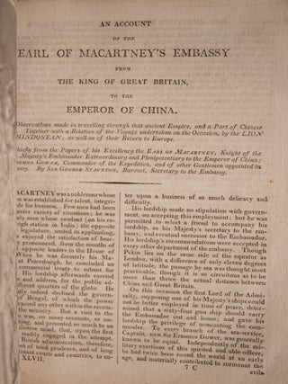 The World or the Present State of the Universe. Being A General and Complete Collection of Modern Voyages and Travels. Captain Cook Explorations in China Lg. Quarto 10.5"x9.25"