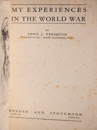My Experiences in the World War