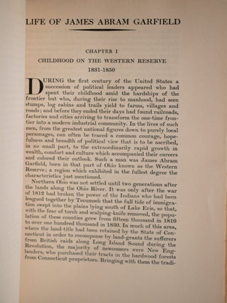 The Life and Letters of James Abram Garfield