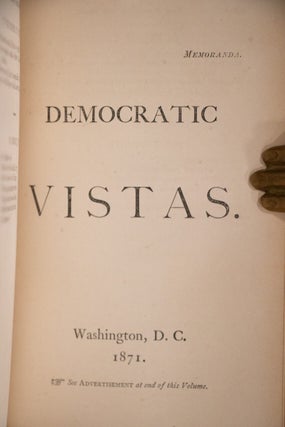 Leaves of Grass Passage To India Democratic Vistas
