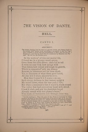The Vision; or Hell, Purgatory, & Paradise of Dante Alighieri.