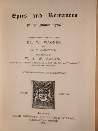 Epics and Romances of the Middle Ages