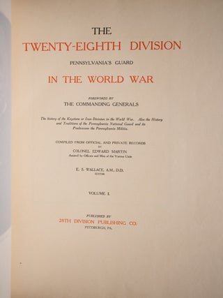 The Twenty-Eighth Division In The World War