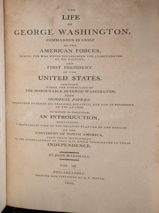 THE LIFE OF GEORGE WASHINGTON
