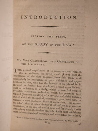 COMMENTARIES ON THE LAWS OF ENGLAND