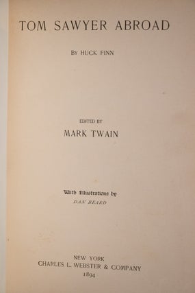Tom Sawyer Abroad by Huck Finn